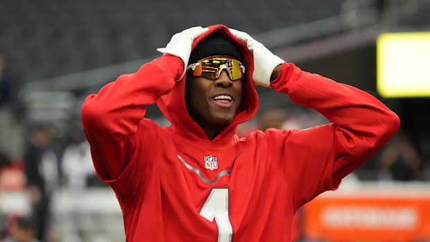 CB Sauce Gardner at the Pro Bowl Games